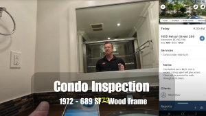 Condo Inspection: Built in 1972 – 689 SF